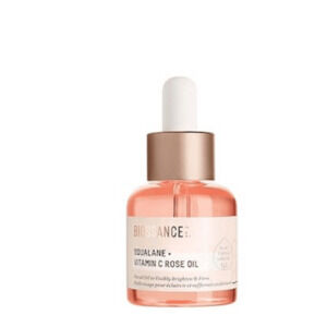 BIOSSANCE Squalane +Vitamin C Rose Oil .04 OZ MSRP $36 Travel Size
